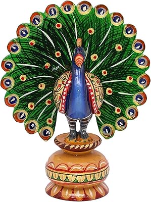 Mishtientprises woodenato in wood dancing colorful drawing 5 inches beautiful crafts for the home office gift prices.. Shop with confidence at DIAYTAR NIGERIA, offering extensive product variety with nationwide delivery.