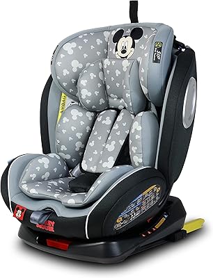 Auto seat 4 in 1 Disney Mickey Mouse - 360 degree rotation - 4 inclination positions - ISOFIX - lateral protection - 0 months to 12 years (group 0+/1/2/3), up to 36 kg (official Disney product).. Discover endless possibilities with DIAYTAR NIGERIA's extensive product range and affordable shipping.