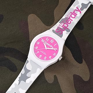 Superdry Urban analog watch with white case, pink dial and women's camouflage - Syg164ep.. Discover a new way to shop with DIAYTAR NIGERIA's comprehensive marketplace and quick delivery options.