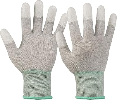 Antistatic gloves, ISD gloves, carbon fiber safety gloves coated in PU.. Your shopping aspirations fulfilled at DIAYTAR NIGERIA with competitive prices and reliable delivery.