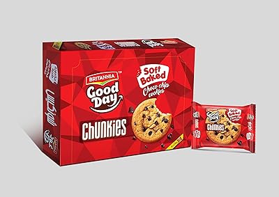 Soft cookies with Britannia Good Day chocolate chocolate chips, 224 g, creamy.. DIAYTAR NIGERIA brings the joy of affordable shopping to your fingertips with delivery in less than 8 days.