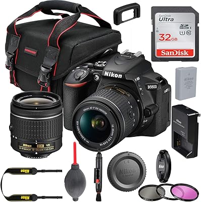Camera Nikon D5600 digital reflex camera with Nikon AF-P DX Nikkor 18-55mm F/3.5-5.6g VR, accessory kit 32 go accessories.. Your new favorite way to shop online — DIAYTAR Nigeria.