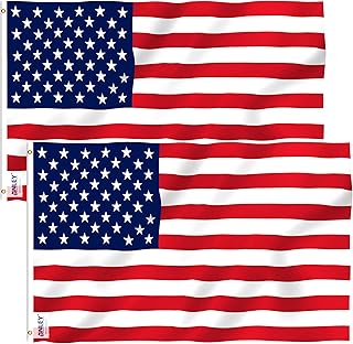 Enly pack of 2 American polyester flags size 3 x.. Experience shopping freedom with DIAYTAR NIGERIA's vast catalog and nationwide 5-8 day shipping.