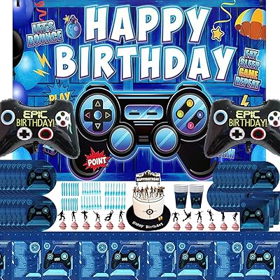 Birthday party decorations, party decorations on the theme of the game, happy birthday play banner, video game party balls, hanging decoration for player, birthday party gifts for boys.. Transform how you shop with DIAYTAR NIGERIA's vast selection and budget-friendly delivery options.
