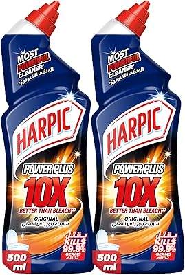 Harpic power toilet cleaner more original, 10 times more powerful, capacity 495 ml, 2 rooms.. DIAYTAR NIGERIA brings the market to your fingertips with affordable prices and swift delivery services.
