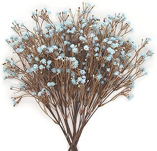 Ofrank 6 pieces artificial gypsophile flowers for home and wedding decoration (blue, 35 cm).. Shop with purpose at DIAYTAR NIGERIA, where your money goes further and delivery is always prompt.