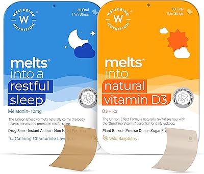 Wellbeing Nutrition Vegetable melatonin 5 mg with vitamin D3 + K2.. Shop without limits at DIAYTAR NIGERIA and receive your purchases at budget prices within the week.