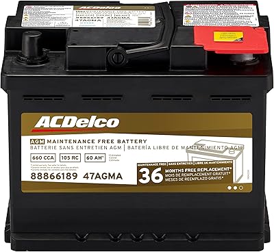 AC Delco Gold 47agma battery with a 36 month warranty AGM BCI Group 47.. One platform, all your needs — DIAYTAR Nigeria delivers quickly.