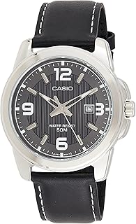 A set of watches for both sexes of "Casio" with a black dial, leather bracelet - 2 watches - MTP/LTP -1314L -8.. Shop with confidence at DIAYTAR NIGERIA, offering thousands of products with budget-friendly shipping.