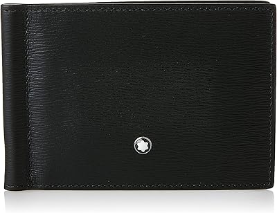 Meisterstock 4810 6cc wallet with ticket clips, black, 115 mm, classic.. DIAYTAR NIGERIA: Connecting Nigerians with affordable products through our expansive e-commerce platform.