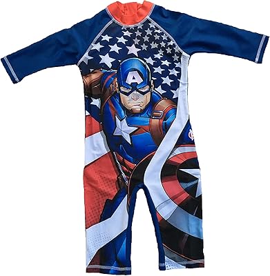 Captain America swimsuit for boy.. Shop without boundaries at DIAYTAR NIGERIA, offering affordable products with convenient delivery times.