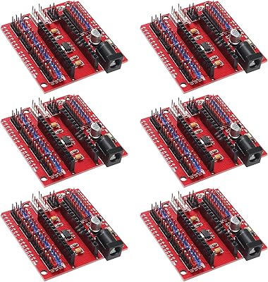 6 pieces of Dweii Nano I/O sensor extension shield compatible with Arduino Uno R1 Nano 3.0 Duemilanove 2009.. With DIAYTAR Nigeria, your wishlist becomes reality, fast.