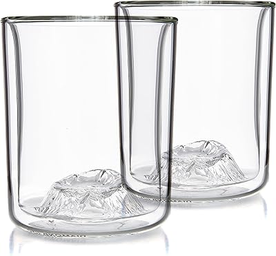 Hackberry whiskey glasses Iconic Mountain Bar, 11 Oz, Lead crystal, Diamond point, Lot of 2.. With DIAYTAR Nigeria, shopping online is easy, affordable, and fast.