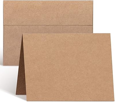 Virgin cards and envelopes of 100 rooms, thick 5x7 thick kraft paper, A7 envelopes for greeting cards, weddings, birthdays, invitations, thanks and all occasions.. Nigeria's most diverse e-commerce platform delivers quality and affordability to your doorstep in 5-8 days.