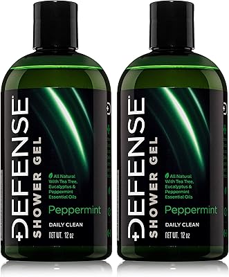 Gel Shower Savon Pepper Mint 354 ml - Natural oil of Eucalyptus & Pepper Mint (Pack of 2).. DIAYTAR NIGERIA transforms online retail with unbeatable prices and consistent delivery timeframes.