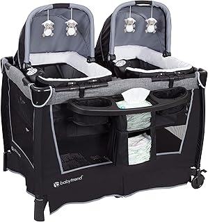 Baby Trend Retreat Twins - Black and Gray children's playground.. Unlock access to a wide range of products with DIAYTAR NIGERIA's affordable e-commerce platform.