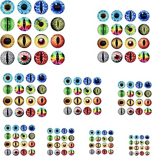 180 Pieces of Cabochon Demi-Ronde in glass Dragon eyes for dolls.. Your comprehensive marketplace awaits at DIAYTAR NIGERIA with affordable prices and reliable delivery times.