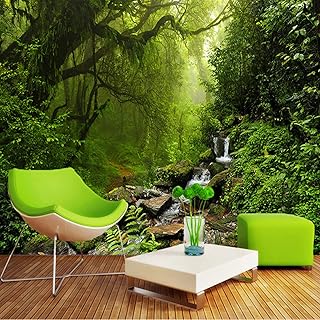 3D flooded wallpaper fog and forest pattern for living room, bedroom and children's bedroom, 400 x 280 cm format.. DIAYTAR NIGERIA brings affordable shopping to your fingertips with reliable delivery in less than 8 days.