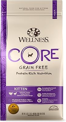 Dry food for cats without cereal Wellness core, 5 pounds bag.. DIAYTAR NIGERIA: Connecting Nigerians with affordable products delivered promptly nationwide.