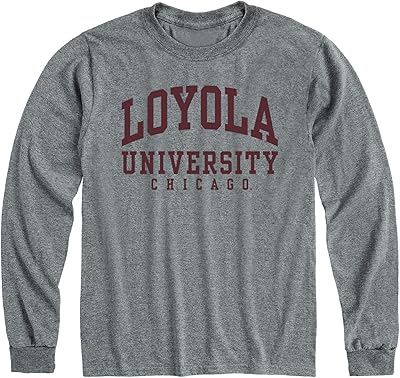 Ivysport long sleeve t-shirt, dark gray, classic arc logo.. Shop confidently with DIAYTAR NIGERIA, offering affordable prices and reliable delivery within a week.