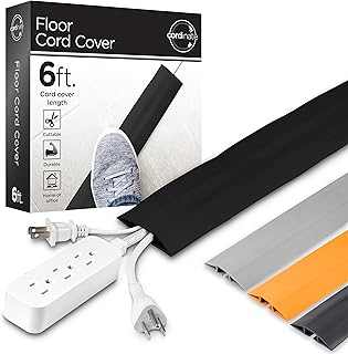 6-foot cordinet earth cable cover, wire protector, cable management and derailleur, Menlonge, Black, 43003.. DIAYTAR NIGERIA provides endless shopping possibilities with affordable prices and prompt delivery service.