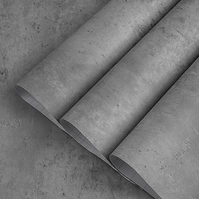 Totio wallpaper with vintage industrial pattern, vinyl, concrete, matt pvc, 24 "x 354", thick, waterproof, self-adhesive for living room, bedroom, office decoration.. DIAYTAR NIGERIA makes every shopping desire a reality with affordable prices and delivery in 5-8 days.