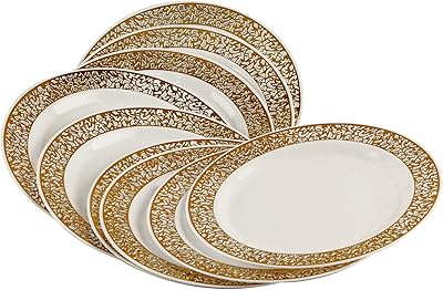 Rosie Momant 10 pieces, plastic dishes.. DIAYTAR NIGERIA brings the marketplace to every Nigerian home with affordable prices and quick delivery.