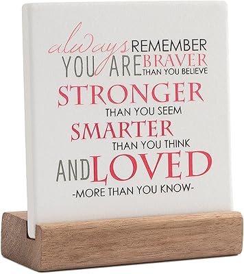 Lukiejac Inspiring Quotes Decoration De Bureau Gifts For Women Gifts Forre For Best Friend Porty Table of Office Inspiration With Wooden Ekeall For Sign of Colleague Birthday (Red).. Discover why millions choose DIAYTAR for affordable online shopping with delivery in just 5-8 days.