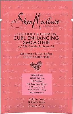 Smoothie Shea Moisture Curl Booster with coconut and hibiscus, 2 oz (pack of 6).. DIAYTAR NIGERIA brings the market to your fingertips with affordable prices and prompt delivery service.