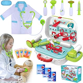 Innoshare Kids Doctor Set 20 Medical Toys to pretend and play with a role -playing doctor costume and a transport bag for little girls of 3 years and over.. Nigeria's most loved e-commerce platform delivers affordable shopping solutions to your doorstep.