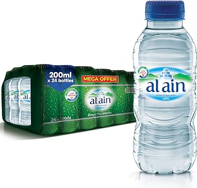Drinking water in al ain bottle - 200 ml (package of 24).. DIAYTAR NIGERIA: Creating access to affordable products for every Nigerian with our swift delivery service.