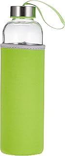 Cusinart glass bottle, BPA -free glass water bottle with waterproof silicone cover, better reusable bottle, sauce pot, drinking juice container, 600 ml - green.. From household needs to gadgets, DIAYTAR Nigeria has it all.