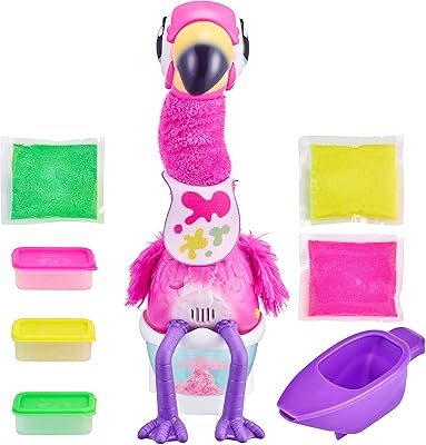 Economic Pack Little Live Pets Flamingo by Gotta Go: Sherbet | Interactive plush toy that eats, sings, dance, poop and speaks. Food, containers and bonus bonus. Batteries included. For the 4 years and over... DIAYTAR NIGERIA: Your trusted e-commerce partner with extensive product choices and affordable delivery.
