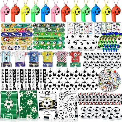 196 Football party gifts, football party game with stickers, bracelet, keychain, football festival gift bags, birthday gift bags, football party supplies.. DIAYTAR NIGERIA: Where thousands of products meet affordable prices and reliable 5-8 day delivery.