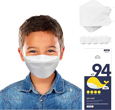 Kf94 5 part disposable facial mask, 4 -layer antivirus protection, filter efficiency ≥