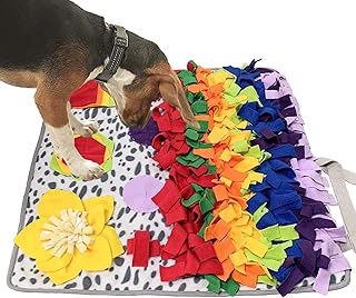 Dog feed carpets, sniff carpet for dogs, interactive dog toys, includes a foldable TPR bowl, a smart dog puzzle (colorful flowers).. Your budget-friendly online marketplace, DIAYTAR NIGERIA delivers a world of products in just 5-8 days.