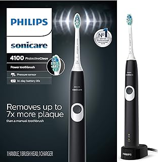 Rechargeable electric toothbrush Philips Sonicare Protective Clean 4100 - Black, HX6810/50.. DIAYTAR NIGERIA brings affordable shopping solutions to every corner of Nigeria in just 5-8 days.