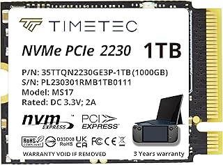 Timetec 1 to m.2 2230 ssd nvme pcie gen 3x4 disque ssd interne compatible avec steam deck, microsoft surface pro 9/pro 8/pro 7+/pro x/laptop3/laptop4/laptop go/book3 (1 to ).. DIAYTAR NIGERIA delivers on our promise of variety, affordability, and prompt nationwide shipping.
