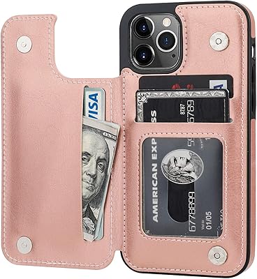 Arabest Portfolio case for iPhone 12 Pro Max, IPhone 12 Pro Max case with card holder, Fine and durable portfolio in PU leather for iPhone 12 Pro Max (Rose gold).. The smarter way to shop online in Nigeria is through DIAYTAR Nigeria.