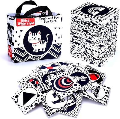 Flash cards in soft black and white fabric for non -toxic baby recognition toys.. DIAYTAR NIGERIA: Simplifying access to thousands of products with affordable nationwide shipping.