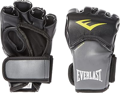 Everlast MMA Powerlock boxing gloves, Everlast -P00000158- Black/Gray.. DIAYTAR NIGERIA: Where convenience meets affordability with delivery across Nigeria in under 8 days.