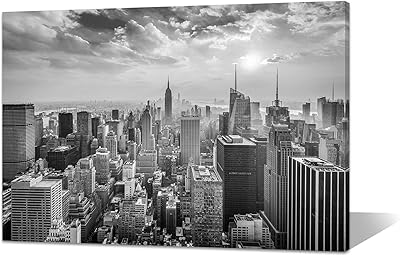 Wall canvas with New York urban view ready to be hung on the wall.. DIAYTAR NIGERIA: Where value meets variety with reliable nationwide delivery in under 8 days.