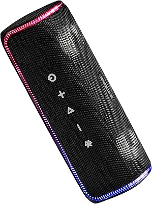 Waterproof Bluetooth speaker Ionic Sound IPX7 with microphone, rechargeable battery, 15 battery sounds, input to and USB loading port, black by slam jam.. From phone accessories to home decor — DIAYTAR Nigeria ships it fast.