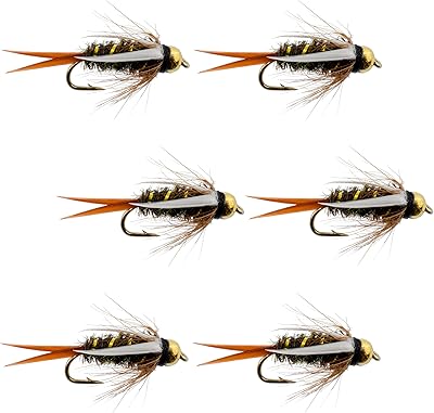 The fly fishing bliss bed head prince nymph fishing fly - lot de 6 anneaux anti-mouches taille 16.. Discover more ways to save — every day on DIAYTAR Nigeria.