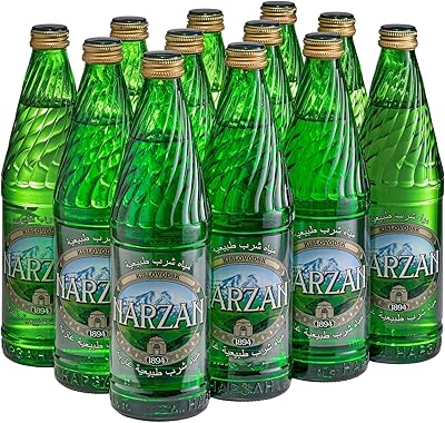 Narzan's natural sparkling mineral water, 0.5 liter, pack of 12.. Discover the joy of online shopping with DIAYTAR NIGERIA's budget-friendly prices and reliable shipping.