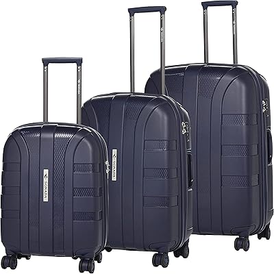 Unisex travel bag, unbreakable and durable, APSD approved, 4 double casters, double anti -theft zipper, navy blue.. No hassle, just shopping — DIAYTAR Nigeria delivers in under 8 days.