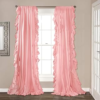 Set of Rena, Rose window curtains, size 54 x 84.. From fashion trends to home essentials — find it on DIAYTAR Nigeria.