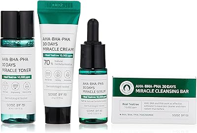 Some by Mi Mi Miracle Starter Kit of Peeling 30 days Aha, Bha and Pha, green, 4 rooms (lot of 1 package).. Enjoy deals you can’t resist and delivery you can trust — DIAYTAR Nigeria.