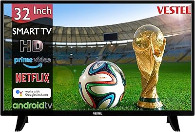 Vestel TV HD Intelligent Android 32 inch with YouTube Netflix Chromecast.. DIAYTAR NIGERIA: Creating access to affordable products for every Nigerian with our swift delivery service.