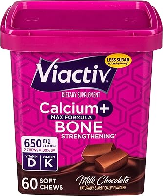 Viaactiv calcium + vitamin D3 soft chews, milk chocolate, 60 chews - calcium supplement for bone health.. Experience the future of online shopping with DIAYTAR NIGERIA's extensive product range and competitive pricing.